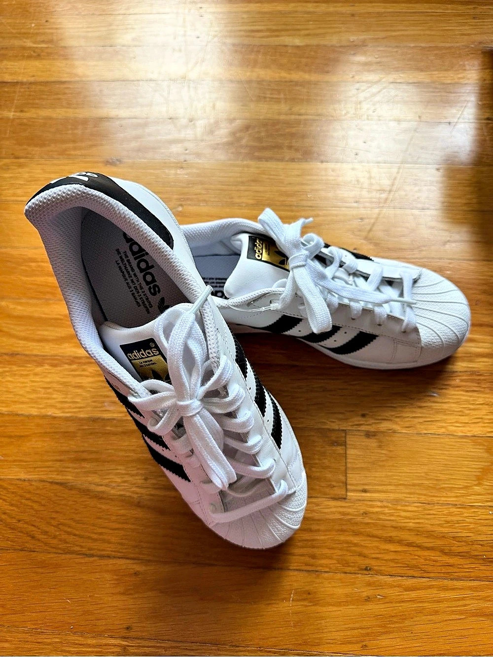 adidas Superstar W Sneakers White & Black US 8.5 NWT
